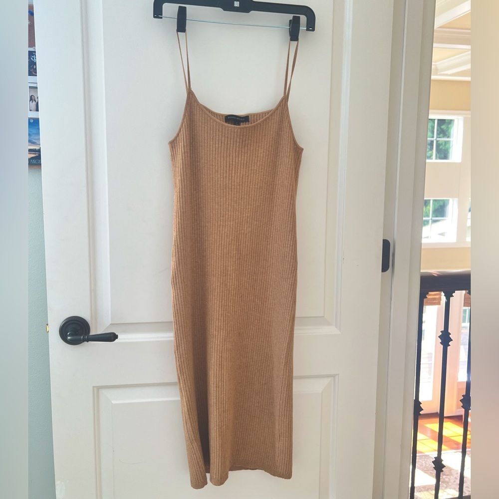 Banana Republic Tan Midi Dress